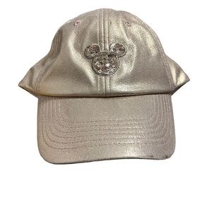 Disney Parks Rose Gold Sequin Mickey Hat Cap